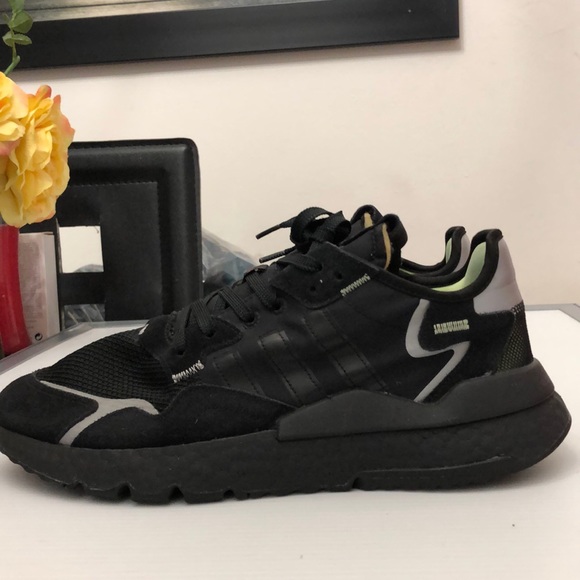 ADIDAS NITE JOGGER 3M LOW TOP RUNNING SNEAKERS MENS SIZE 11